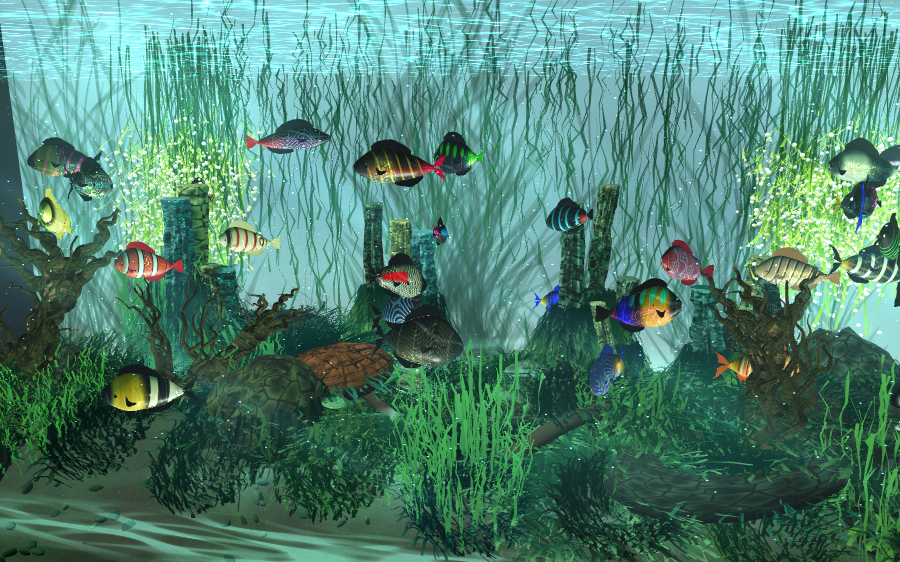 Water volume workshop scene